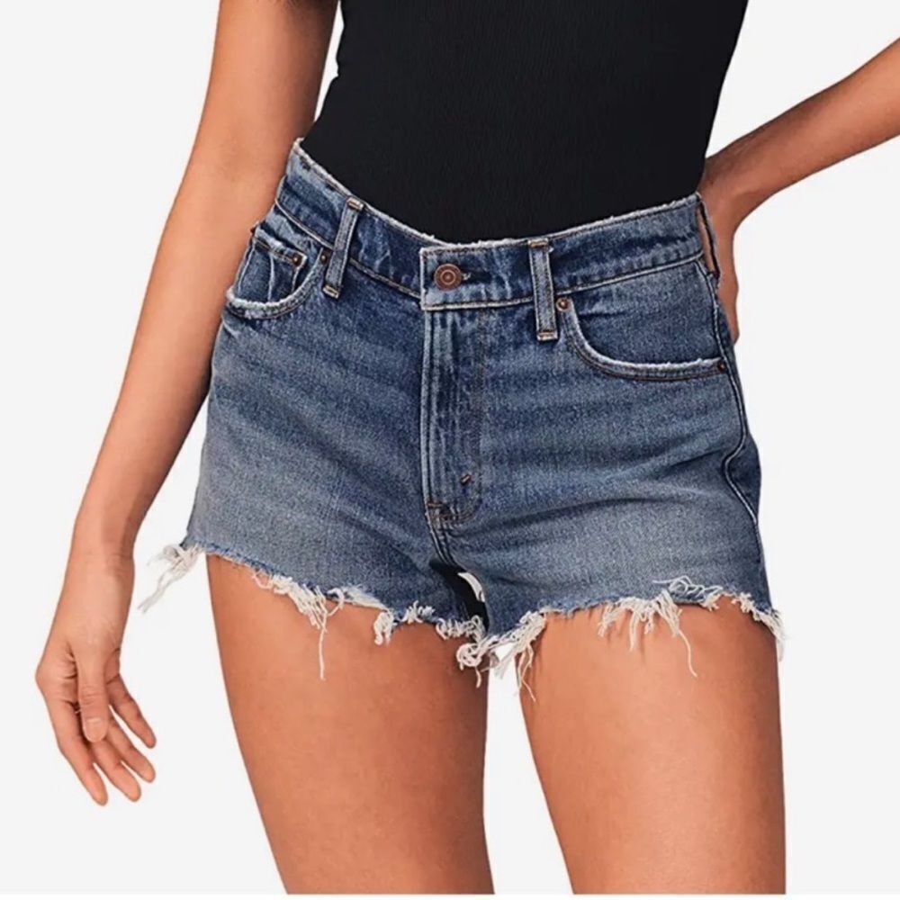 Abercrombie & Fitch The Mom Short High Rise Women’s Plus Size 35/20